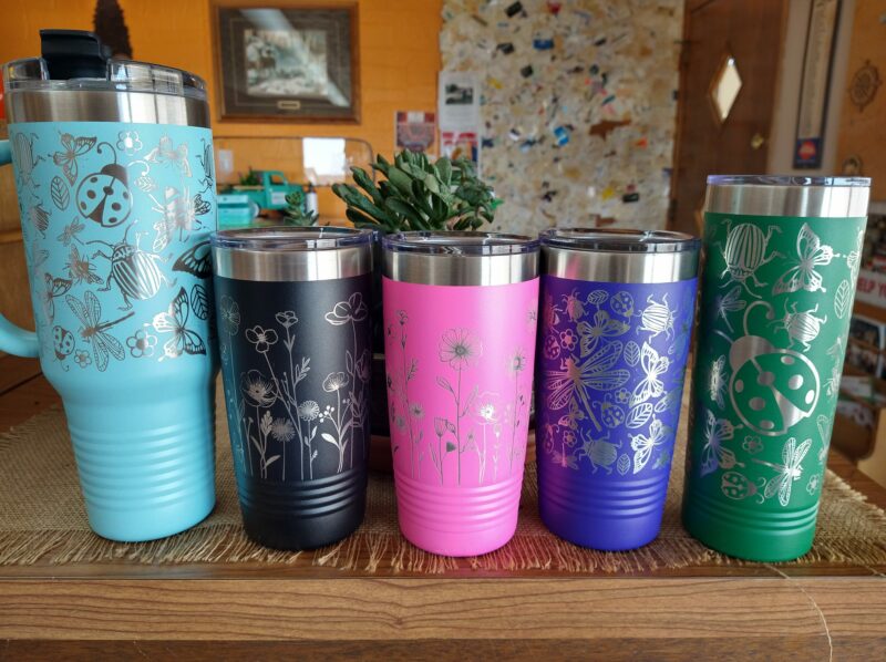 Summer Gardens and Summer Drinks 20 oz. Polar Camel Tumblers