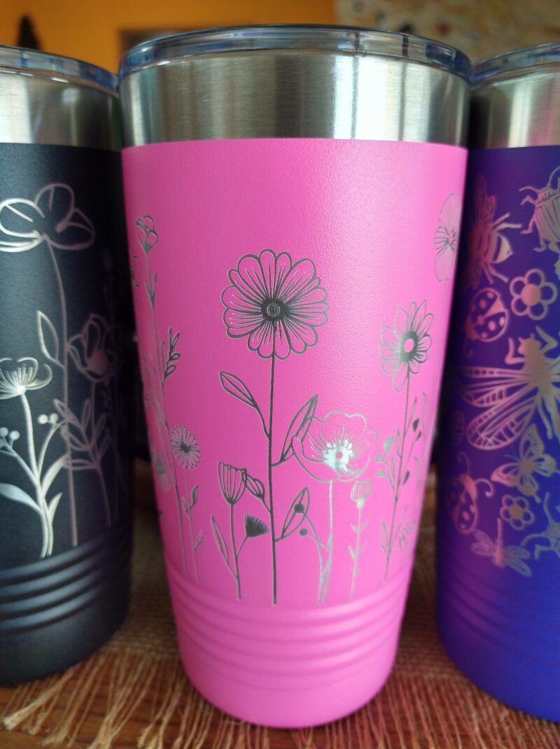 Summer Gardens and Summer Drinks 20 oz. Polar Camel Tumblers